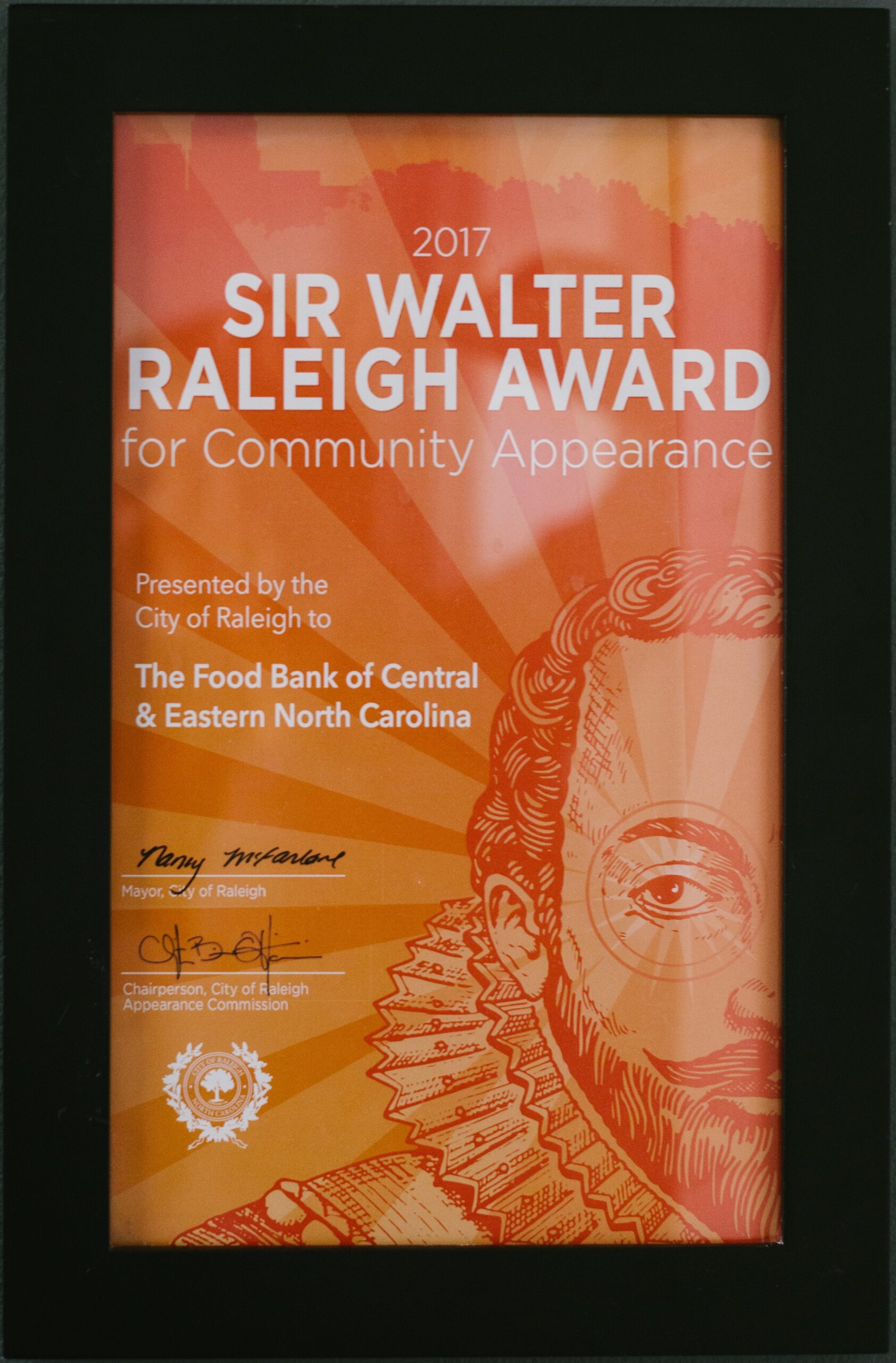 Sir Walter Raleigh Award for Community Appearance – The Food Bank of Central and Eastern North Carolina